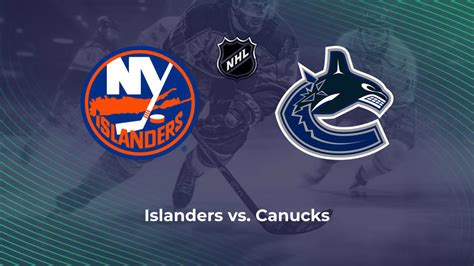 canucks vs islanders predictions